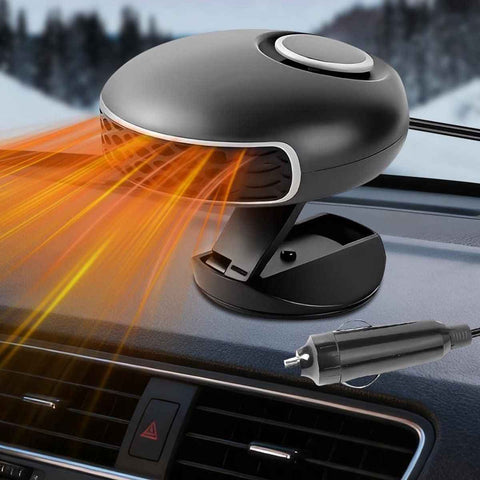 Darrahopens Auto Accessories > Auto Accessories Others > Automotive Parts Car Heater 12V 150W Fast Heating and Cooling Defroster Black, 12.5 x 6 cm In Australia - Darrahopens