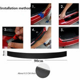 Darrahopens Auto Accessories > Auto Accessories Others > Automotive Parts Car Trunk Rear Edge Protector Rubber Bumper Guard  No Scratch Auto Universal  Au