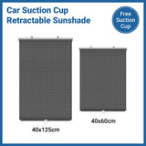 Darrahopens Auto Accessories > Auto Accessories Others > Automotive Parts Car Window Sun Shade Retractable Side Visor Shield Cover Roll Curtain For Auto Use - 40x125cm