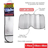 Darrahopens Auto Accessories > Auto Accessories Others > Automotive Parts Car Windscreen Sun Shade Heat Reflective Windshield Front Rear Window Uv Block - 140*70