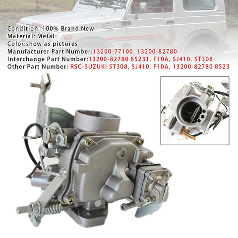 Darrahopens Auto Accessories > Auto Accessories Others > Automotive Parts Carburetor 13200-77100 For Suzuki SJ410 F10A ST100 LJ81 Samurai Carry ST308