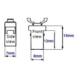 Darrahopens Auto Accessories > Auto Accessories Others > Automotive Parts Compatible with Most Truck Fk Models Replacement Car Sunglasses Holder 4pcs Set Upper Console Latch