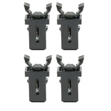 Darrahopens Auto Accessories > Auto Accessories Others > Automotive Parts Compatible with Most Truck Fk Models Replacement Car Sunglasses Holder 4pcs Set Upper Console Latch