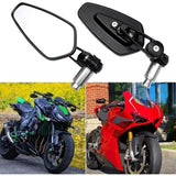 Darrahopens Auto Accessories > Auto Accessories Others > Automotive Parts Compatible with Yamaha XJ6 MT01 MT03 MT07 MT09 Motorcycle Handlebar Black Rearview Mirrors 2Pcs
