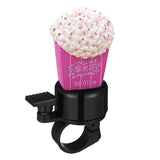 Darrahopens Auto Accessories > Auto Accessories Others > Automotive Parts Cute Food Style Bicycle Bell Loud and Fun Handlebar Accessory - Popcorn