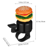 Darrahopens Auto Accessories > Auto Accessories Others > Automotive Parts Cute Food Style Bicycle Bell Loud and Fun Handlebar Accessory - Popcorn
