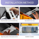 Darrahopens Auto Accessories > Auto Accessories Others > Automotive Parts Day Night Anti Glare Sun Visor Mirror High Beam Shield Driver Eye Protection