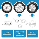 Darrahopens Auto Accessories > Auto Accessories Others > Automotive Parts Heavy Duty Car Trailer Spare Tire Carrier Mount Universal Steel 150 lbs Capacity