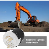 Darrahopens Auto Accessories > Auto Accessories Others > Automotive Parts JCB Ignition Switch 9-Pin with 2 Keys Compatible with 701/80184 50988 85804674