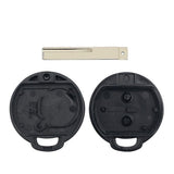 Darrahopens Auto Accessories > Auto Accessories Others > Automotive Parts Mitsubishi Remote Control Key Shell 2 Buttons Uncut Blade Compatible with Colt Warrior Carisma Spacestar