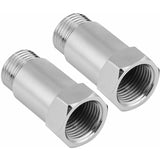 Darrahopens Auto Accessories > Auto Accessories Others > Automotive Parts Oxygen Sensor 2 pcs 45Mm M18 1.5 Check Engine Light Eliminator O2 Adapter+Oxygen Sensor Adapter O2