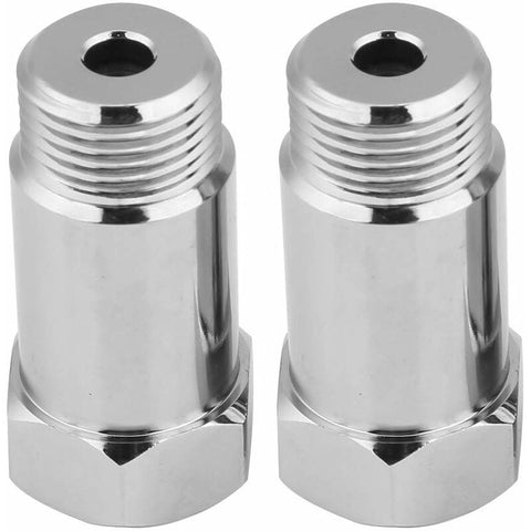 Darrahopens Auto Accessories > Auto Accessories Others > Automotive Parts Oxygen Sensor 2 pcs 45Mm M18 1.5 Check Engine Light Eliminator O2 Adapter+Oxygen Sensor Adapter O2
