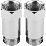 Darrahopens Auto Accessories > Auto Accessories Others > Automotive Parts Oxygen Sensor 2 pcs 45Mm M18 1.5 Check Engine Light Eliminator O2 Adapter+Oxygen Sensor Adapter O2