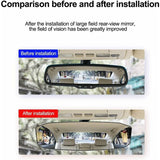 Darrahopens Auto Accessories > Auto Accessories Others > Automotive Parts Panoramic Interior Rearview Mirror for Car or Truck, 238 x 84 mm, Universal Wide Angle Compatible