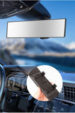 Darrahopens Auto Accessories > Auto Accessories Others > Automotive Parts Panoramic Rear View Mirror Car Wide Angle Convex Curve Mirror Anti-Glare Universal Clip-On Interior Rearview Mirror 28.5cm Large Field of Vision
