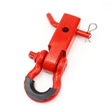 Darrahopens Auto Accessories > Auto Accessories Others > Automotive Parts Red Trailer Arm Off Road Rescue Tow Hook Heavy Duty Steel for SUV Road Vehicle