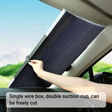 Darrahopens Auto Accessories > Auto Accessories Others > Automotive Parts Retractable Folding Sunshade Car Curtain Blackout Window Shade Vehicle Sun Block