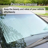 Darrahopens Auto Accessories > Auto Accessories Others > Automotive Parts Retractable Folding Sunshade Car Curtain Blackout Window Shade Vehicle Sun Block