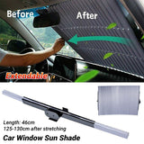 Darrahopens Auto Accessories > Auto Accessories Others > Automotive Parts Retractable Folding Sunshade Car Curtain Blackout Window Shade Vehicle Sun Block