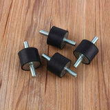 Darrahopens Auto Accessories > Auto Accessories Others > Automotive Parts Rubber Mounts M8X23 Anti-Vibration Isolator Isolation Shock Absorber Absorption Bracket With Threaded Bolt Silent Block