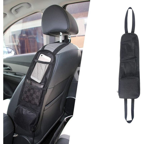 Darrahopens Auto Accessories > Auto Accessories Others > Automotive Parts Seat Side Organizer, Storage Bag, Phone Holder, Mesh Pocket For All Front Passenger Car Seats For Cars, Trucks
