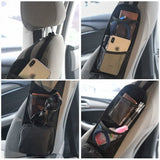 Darrahopens Auto Accessories > Auto Accessories Others > Automotive Parts Seat Side Organizer, Storage Bag, Phone Holder, Mesh Pocket For All Front Passenger Car Seats For Cars, Trucks