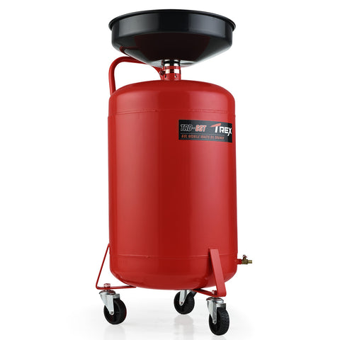 Darrahopens Auto Accessories > Auto Accessories Others > Automotive Parts T-REX 60L Mobile Waste Oil Drainer Tank, Telescopic, for Car Engine, Workshop
