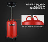 Darrahopens Auto Accessories > Auto Accessories Others > Automotive Parts T-REX 60L Mobile Waste Oil Drainer Tank, Telescopic, for Car Engine, Workshop
