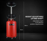 Darrahopens Auto Accessories > Auto Accessories Others > Automotive Parts T-REX 60L Mobile Waste Oil Drainer Tank, Telescopic, for Car Engine, Workshop