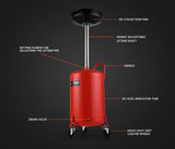 Darrahopens Auto Accessories > Auto Accessories Others > Automotive Parts T-REX 60L Mobile Waste Oil Drainer Tank, Telescopic, for Car Engine, Workshop
