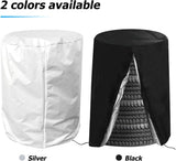 Darrahopens Auto Accessories > Auto Accessories Others > Automotive Parts Tire Storage Cover Silver Universal for 4 Tires Car Spare Tire Protection Bag Case