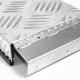 Darrahopens Auto Accessories > Auto Accessories Others > Automotive Parts Truma Cowl Cover Silver Universal Aluminum Checker Plate External Flue Vent Spraying Console Replacement Part Fits Truma Water Heater 27x15x4cm