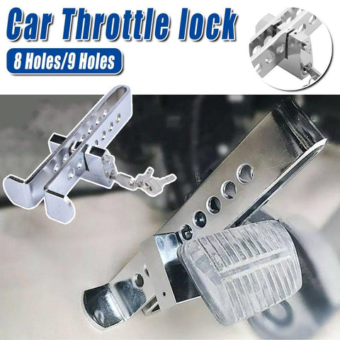 Darrahopens Auto Accessories > Auto Accessories Others > Automotive Parts Universal Car Anti-Theft Clutch Throttle Brake Lock 8/9 Holes Security Lock - 8 holes