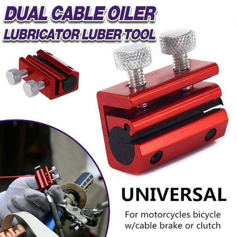 Darrahopens Auto Accessories > Auto Accessories Others > Automotive Parts Universal Motorcycle Dual Cable Oiler Luber Lubricator Tool Mx Dirt Bike