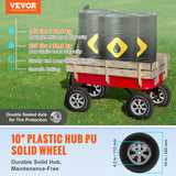 Darrahopens Auto Accessories > Auto Accessories Others > Automotive Parts VEVOR Solid PU Run-Flat Tire Wheel, 254 mm, 2-Pack, 81.6 kg Dynamic Load, 99.8 kg Static Load, Flat Free Tubeless Tires and Wheels for Hand Truck, Utility Cart, Dollies, Garden Trailers, Various Carts