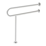 Darrahopens Auto Accessories > Auto Accessories Others > Automotive Parts VEVOR Toilet Safety Rail, 80 cm U-Shaped Handicap Grab Bar, 304 Stainless Steel Senior Safety Pole, Toilet Grab Bars with Anti-Slip Handle, 136 kg Load Capacity Security Handrail with Support Leg