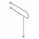 Darrahopens Auto Accessories > Auto Accessories Others > Automotive Parts VEVOR Toilet Safety Rail, 80 cm U-Shaped Handicap Grab Bar, 304 Stainless Steel Senior Safety Pole, Toilet Grab Bars with Anti-Slip Handle, 136 kg Load Capacity Security Handrail with Support Leg