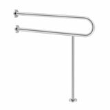 Darrahopens Auto Accessories > Auto Accessories Others > Automotive Parts VEVOR Toilet Safety Rail, 80 cm U-Shaped Handicap Grab Bar, 304 Stainless Steel Senior Safety Pole, Toilet Grab Bars with Anti-Slip Handle, 136 kg Load Capacity Security Handrail with Support Leg