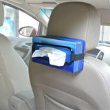 Darrahopens Auto Accessories > Auto Accessories Others > Automotive Parts Visor Back Seat Napkin Box Car Tissue Holder Auto Elastic Belt Sun Paper Rack Au