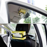 Darrahopens Auto Accessories > Auto Accessories Others > Automotive Parts Visor Back Seat Napkin Box Car Tissue Holder Auto Elastic Belt Sun Paper Rack Au
