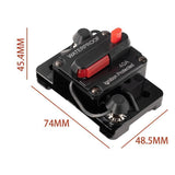 Darrahopens Auto Accessories > Auto Accessories Others > Automotive Parts Waterproof Car Circuit Breaker Fuse Reset 30-300A AMP 12V-48V DC Car Boat IP67 - 200A