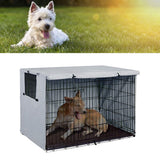 Darrahopens Auto Accessories > Auto Accessories Others > Automotive Repair & Speciality Tools 109x76x74cm Dogs Wire Crate Cover Waterproof Dustproof Pet Cage Cover for Indoor Outdoor ProtectionGray In Australia - Darrahopens