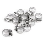 Darrahopens Auto Accessories > Auto Accessories Others > Automotive Repair & Speciality Tools 10pcs Hose Clamp Cars Motorcycle Fuel Line Jubilee Petrol Pupe Clips Garden DIY Tools