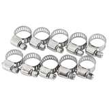 Darrahopens Auto Accessories > Auto Accessories Others > Automotive Repair & Speciality Tools 10pcs Hose Clamp Cars Motorcycle Fuel Line Jubilee Petrol Pupe Clips Garden DIY Tools