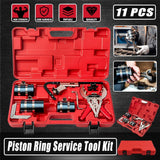 Darrahopens Auto Accessories > Auto Accessories Others > Automotive Repair & Speciality Tools 11X Auto Engine Piston Ring Service Tool Set Compressor Tools Kit for Car