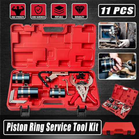 Darrahopens Auto Accessories > Auto Accessories Others > Automotive Repair & Speciality Tools 11X Auto Engine Piston Ring Service Tool Set Compressor Tools Kit for Car