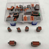 Darrahopens Auto Accessories > Auto Accessories Others > Automotive Repair & Speciality Tools 188pcs Deutsch DT Series Connector Assortment 2/3/4/6/8/12 pin 2 Pair each