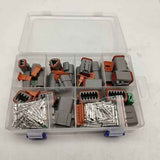 Darrahopens Auto Accessories > Auto Accessories Others > Automotive Repair & Speciality Tools 188pcs Deutsch DT Series Connector Assortment 2/3/4/6/8/12 pin 2 Pair each