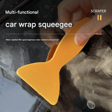 2 Piece Car Vinyl Wrap Squeegee Set - Plastic Application Scrapers for Smooth Film Installation