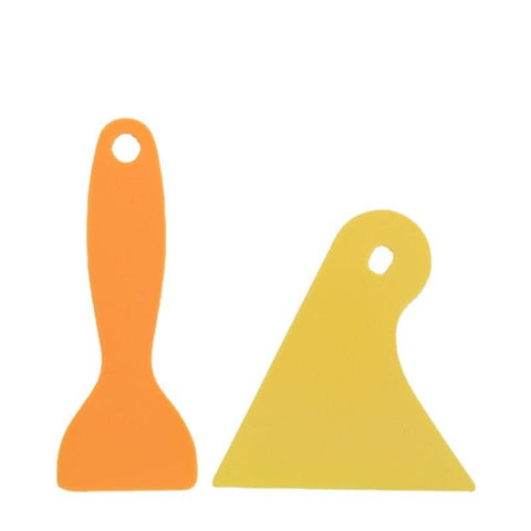 Darrahopens Auto Accessories > Auto Accessories Others > Automotive Repair & Speciality Tools 2 Piece Car Vinyl Wrap Squeegee Set - Plastic Application Scrapers for Smooth Film Installation